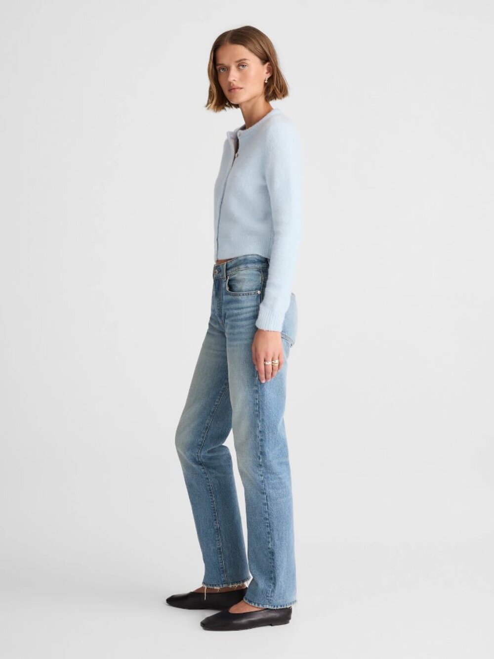 Alexa Chung for Madewell Franny Straight Jeans – Oakwick Wash – Size 28